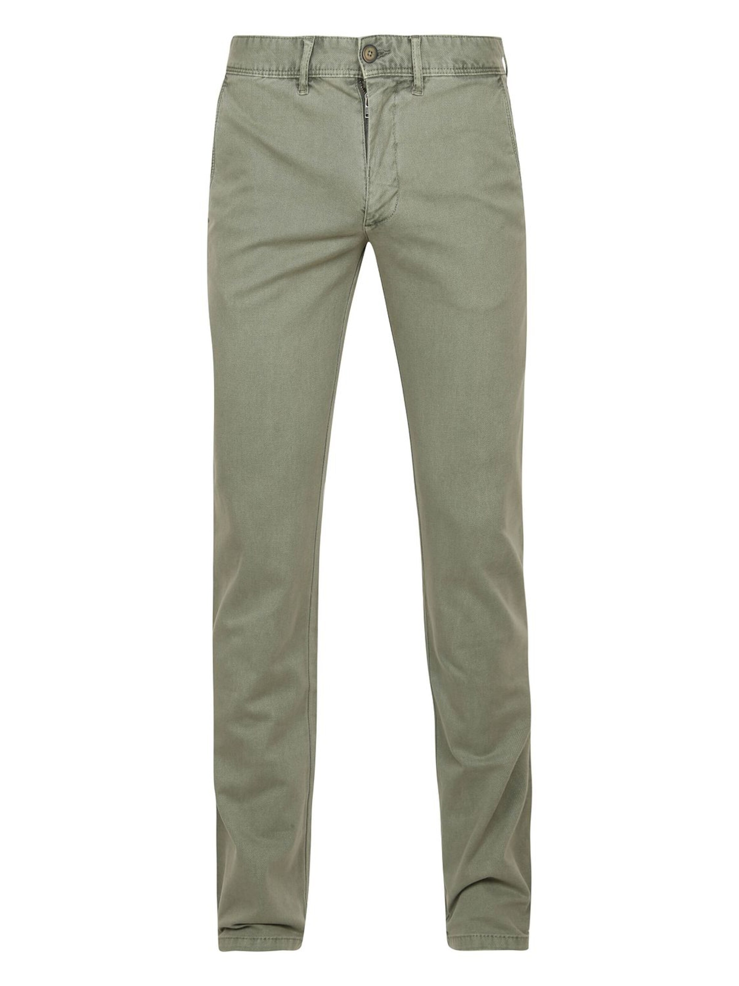 Suitable Chino 'Sartre' in Groen: voorkant