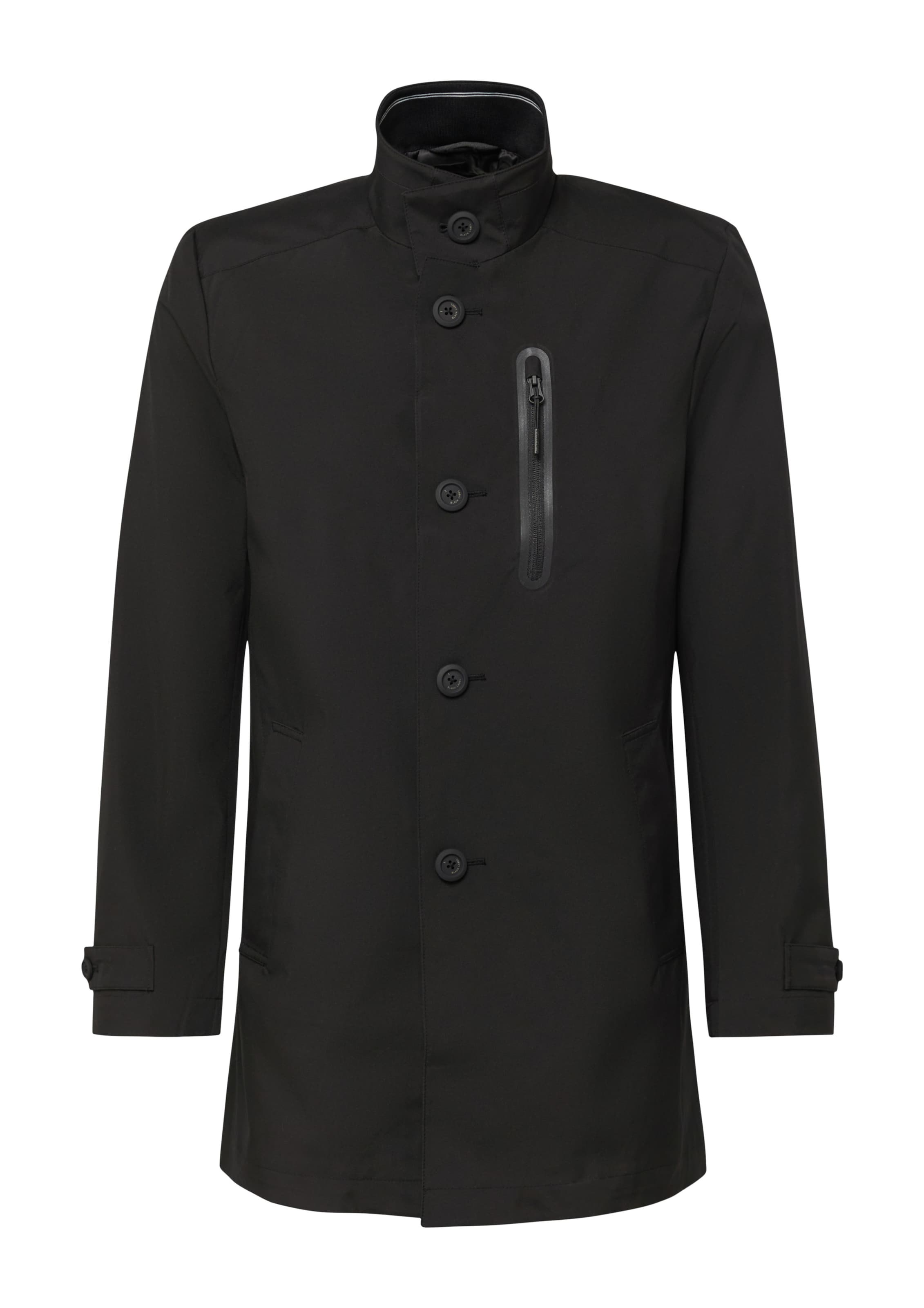 s.OliverPrijelazni kaput - crna boja: prednji dio