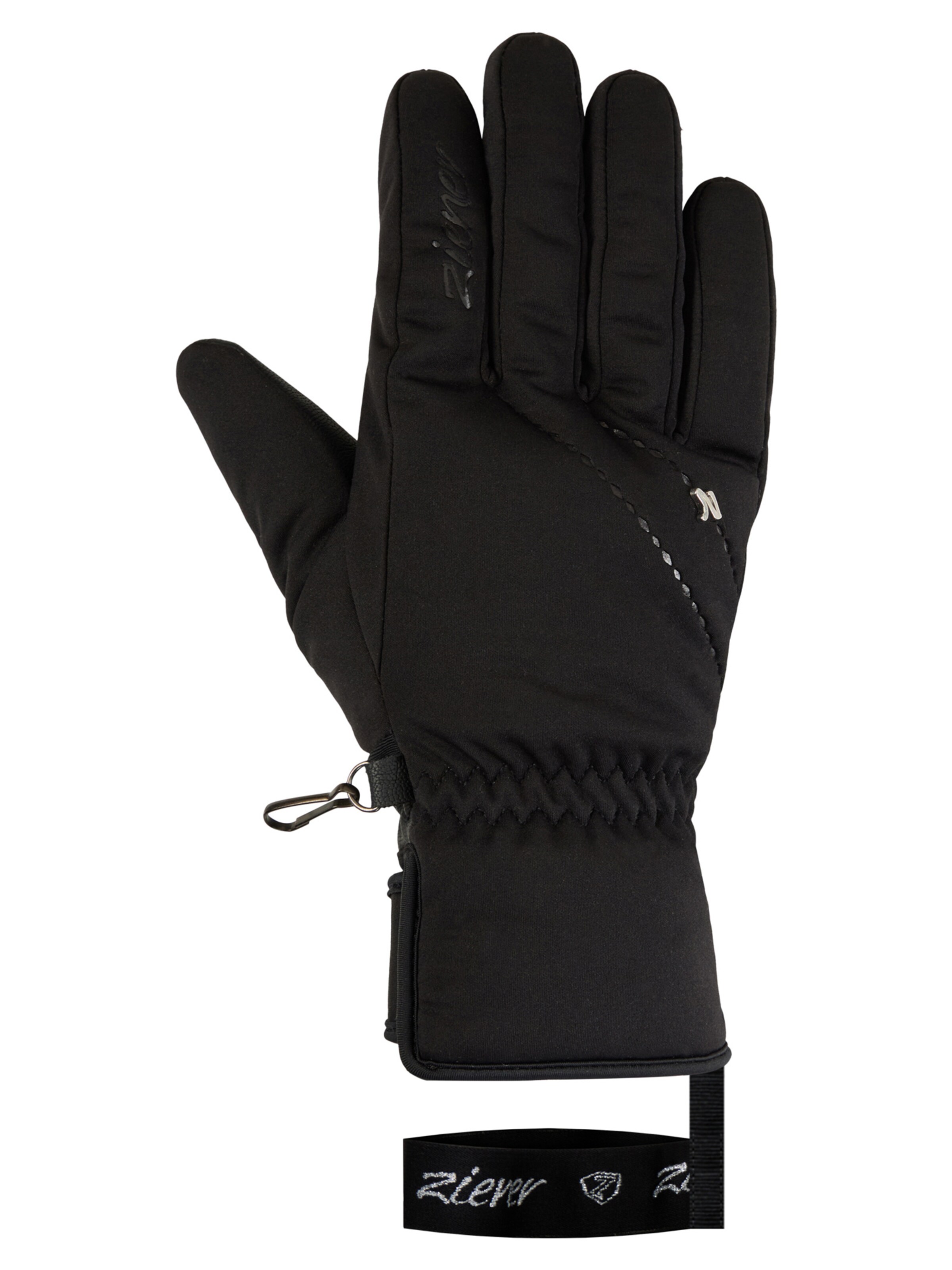 ZIENER Athletic Gloves 'Kainoa' in Black