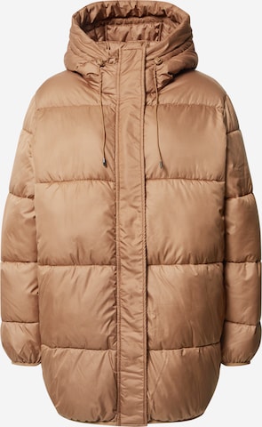 ONLY Winter jacket in Brown: front