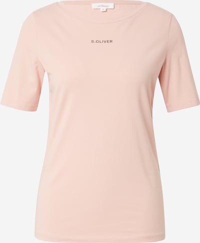 s.Oliver T-shirt en rose / noir, Vue avec produit