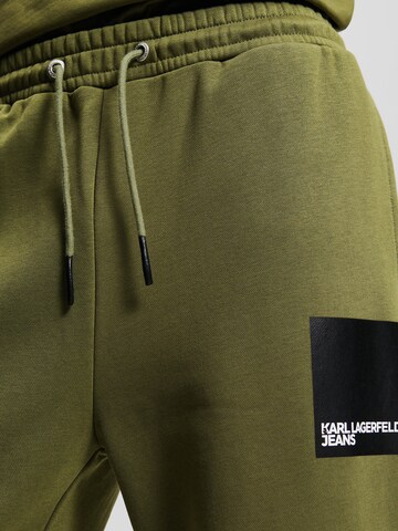 KARL LAGERFELD JEANS - Tapered Pantalón en verde