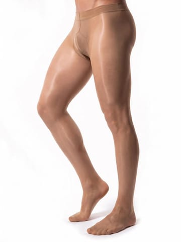 GLAMORY Lange onderbroek 'Classic 20 Herrenstrumpfhose' in Beige: voorkant