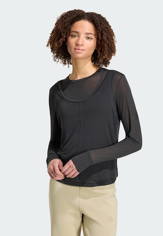 ADIDAS SPORTSWEAR Functioneel shirt 'Soft Luz' in Zwart: voorkant