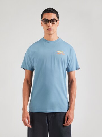 VANS Футболка 'CRESTLINE' в Синий: спереди