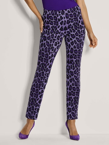 Effilé Leggings MADELEINE en noir : devant