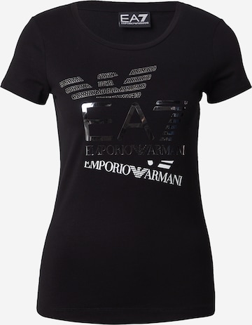 EA7 Emporio Armani Shirt in Black: front