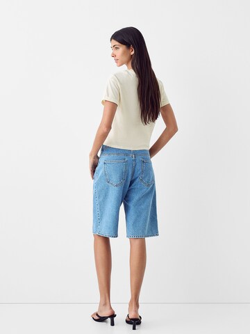 T-shirt Bershka en jaune