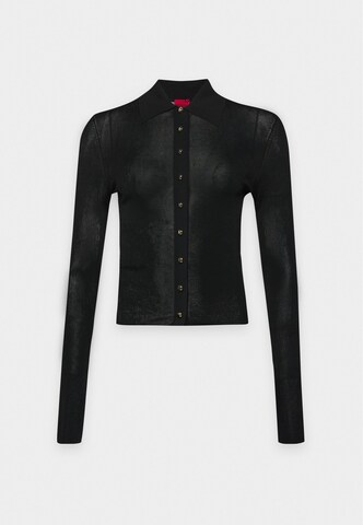 HUGO Cardigan 'Selodino' i sort: forside