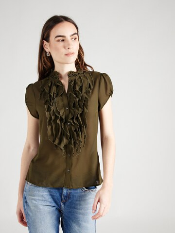 VILA - Blusa 'JULIE' en verde: frente