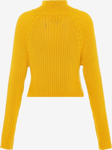Libbi Knit Cardigan in Yellow