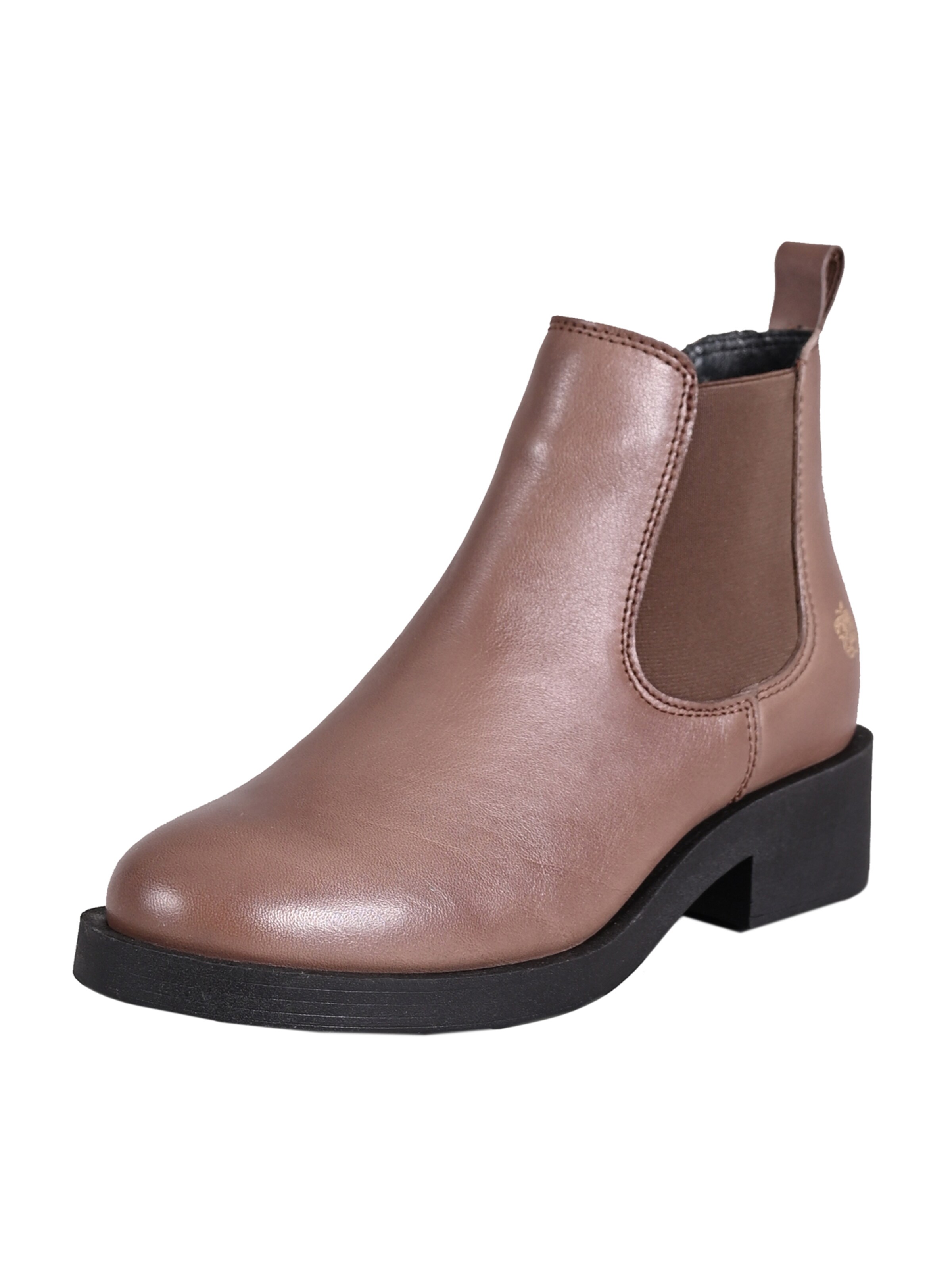 Apple of Eden Chelsea boots 'Simone' in Grey: front