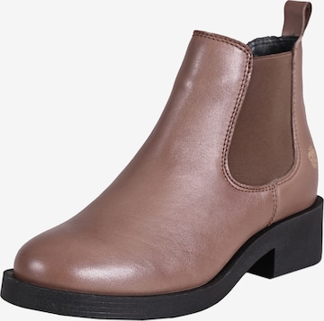 Apple of Eden Chelsea boots 'Simone' in Grijs: voorkant