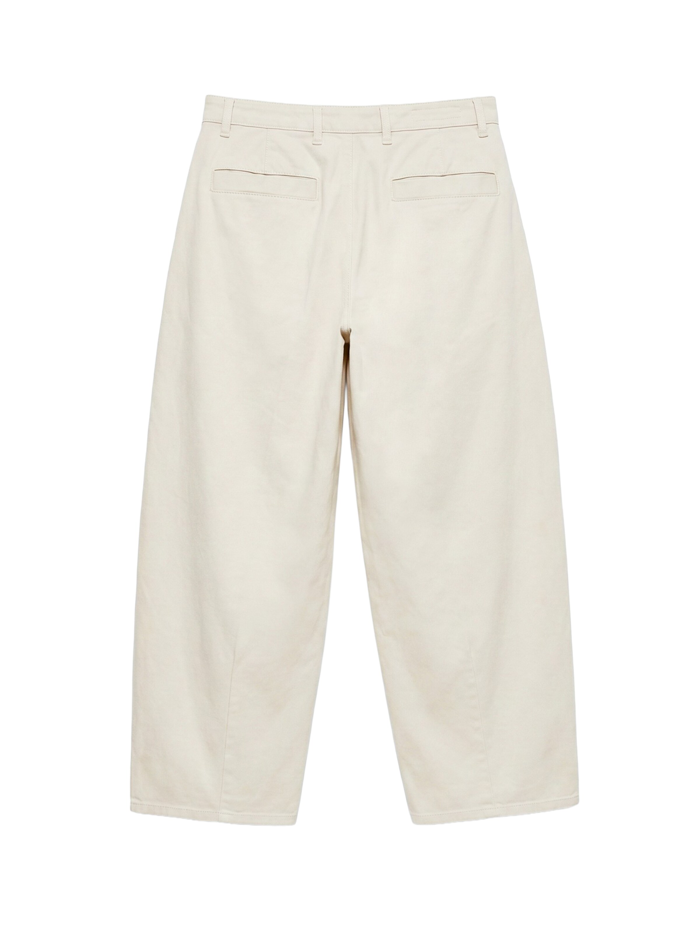 Pull&Bear Bő szár Élére vasalt nadrágok - fehér