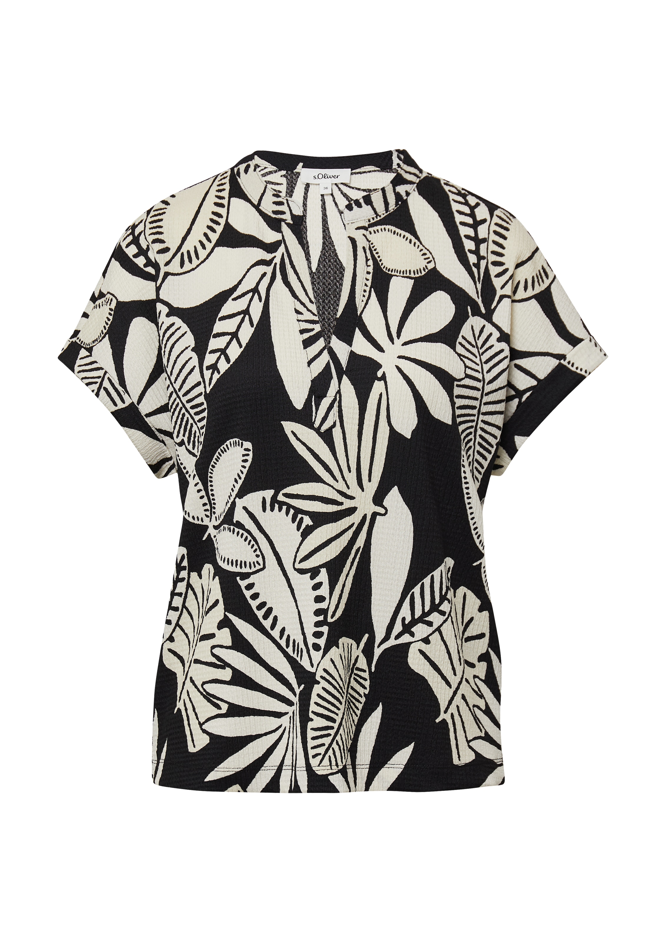 Chemisier s.Oliver en noir : devant