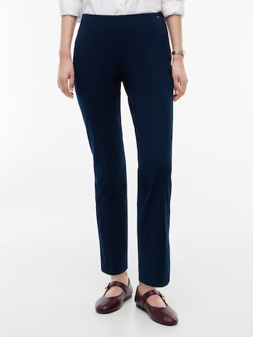 TOMMY HILFIGER Úzky strih Nohavice - Modrá: predná strana
