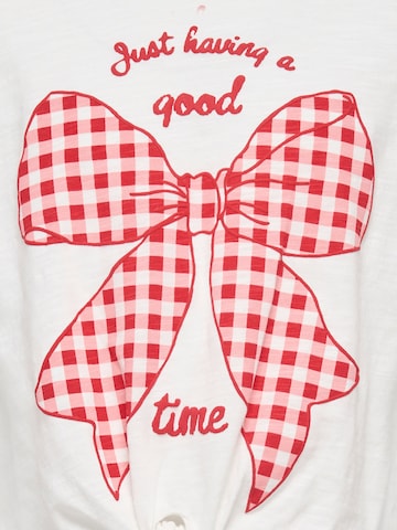 Only Mini T-shirt 'KMGIDA' i vit