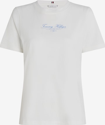 T-shirt TOMMY HILFIGER en blanc : devant