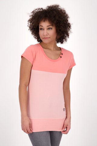 Alife and Kickin - Camiseta en rosa: frente