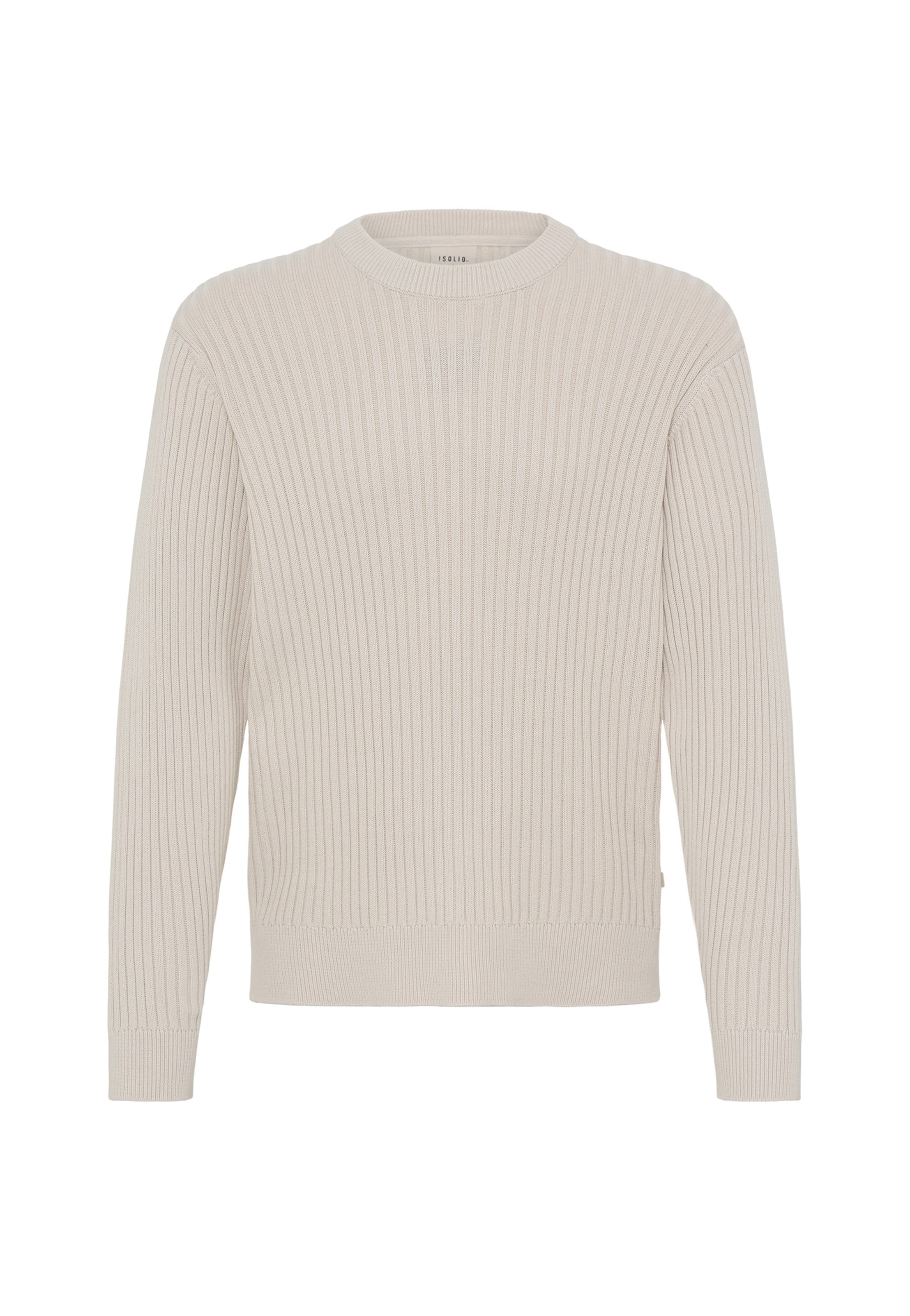 !Solid Sweater 'SDVasil' in L in Sand, Item view