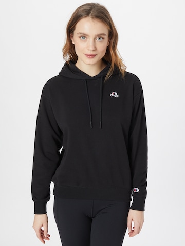 Champion Authentic Athletic Apparel Sweatshirt in Black: front