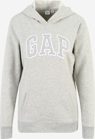 Gap Tall Sweatshirt i lysegrå / hvid, Produktvisning