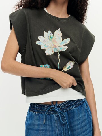 Desigual T-Shirt in Schwarz