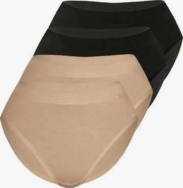 sassa Slip 'LOVELY SKIN' in Schwarz: Vorderseite