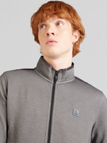 Gabbiano Zip-Up Hoodie 'Schipper' in Grey