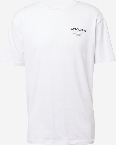 Tommy Jeans T-Shirt in altrosa / rot / schwarz / weiß, Produktansicht