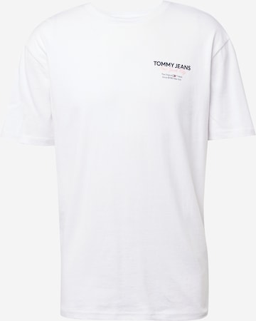 T-Shirt Tommy Jeans en blanc : devant