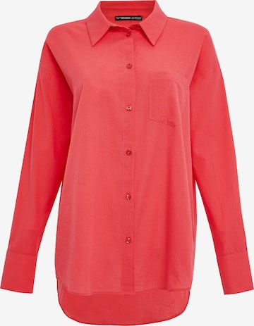 Camicia da donna di Threadbare in rosa: frontale