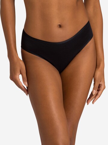 Hanro Slip 'Cotton Seamless' in Brown: front