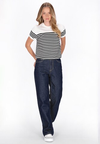 Pull-over DreiMaster Maritim en blanc