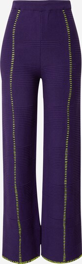 Hosbjerg Pantalon 'Idris Dorthea' en citron vert / violet foncé, Vue avec produit