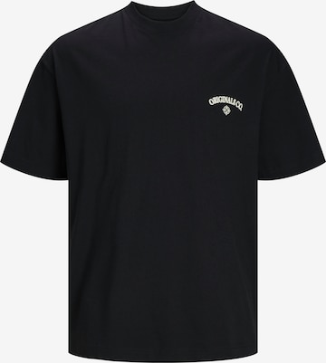 JACK & JONES - Camiseta 'JWHSANTORINI' en negro: frente