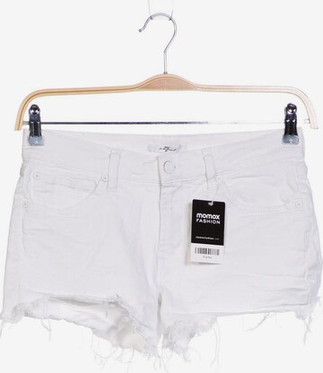 7 for all mankind Shorts XS in Weiß: predná strana