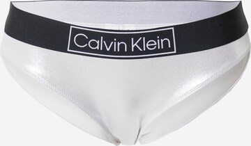 Calvin Klein Swimwear Низ бикини 'Core Festive' в Серый: спереди