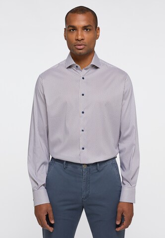 ETERNA Regular fit Business Shirt in Grey: front