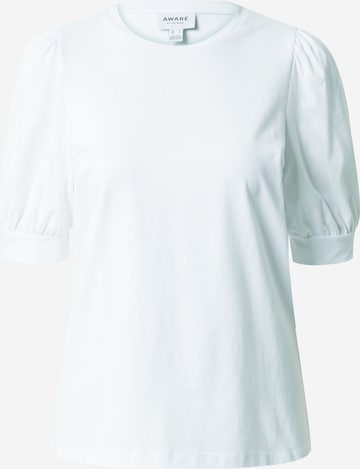 Maglietta 'Kerry' di Aware in bianco: frontale