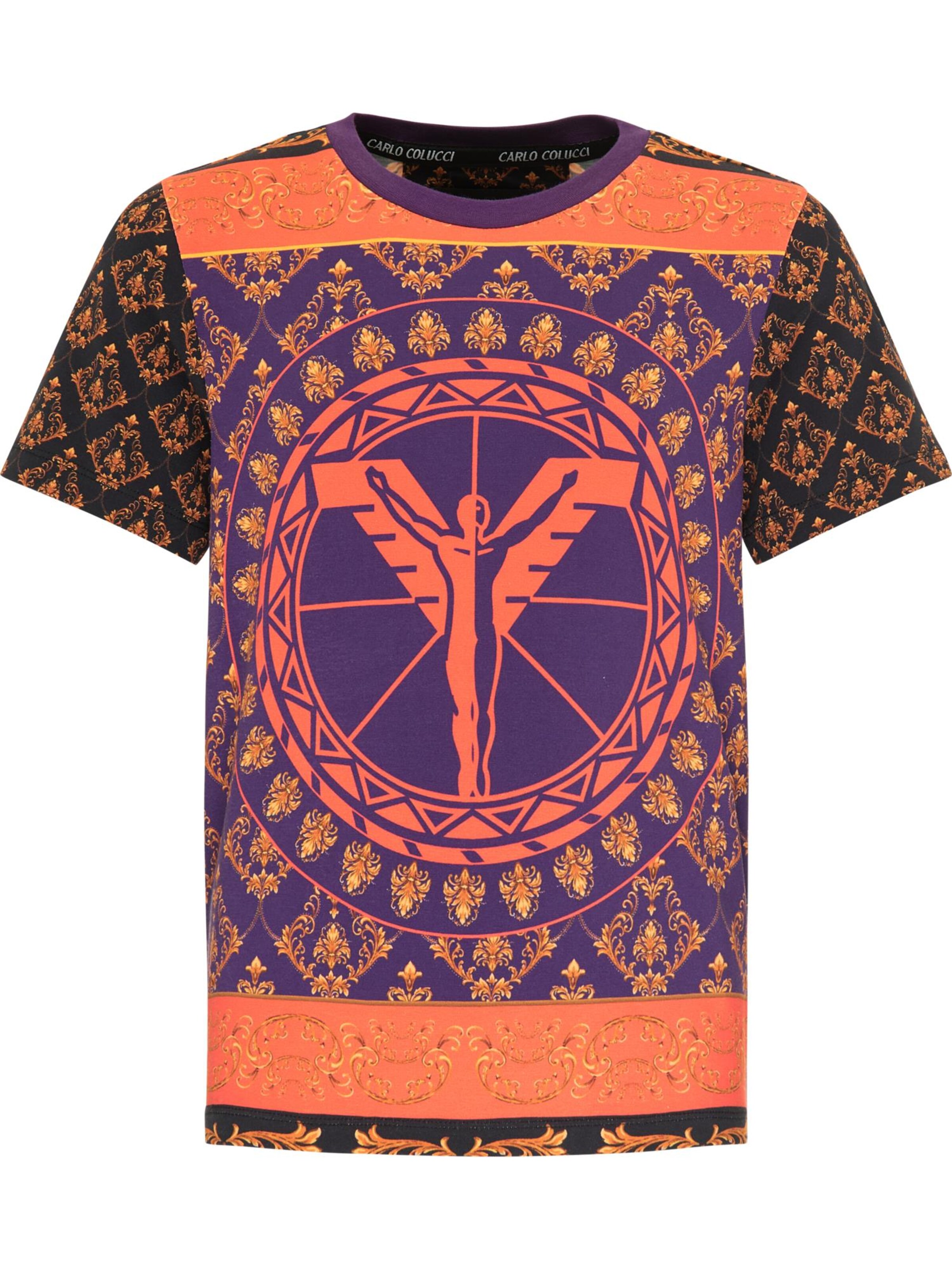 Carlo Colucci Shirt ' Codogno ' in Mixed colours: front