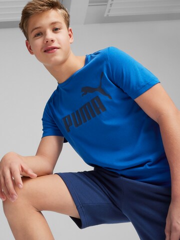 PUMA T-shirt 'Essentials' i blå: framsida