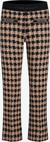 Cambio Regular Broek in Bruin: voorkant