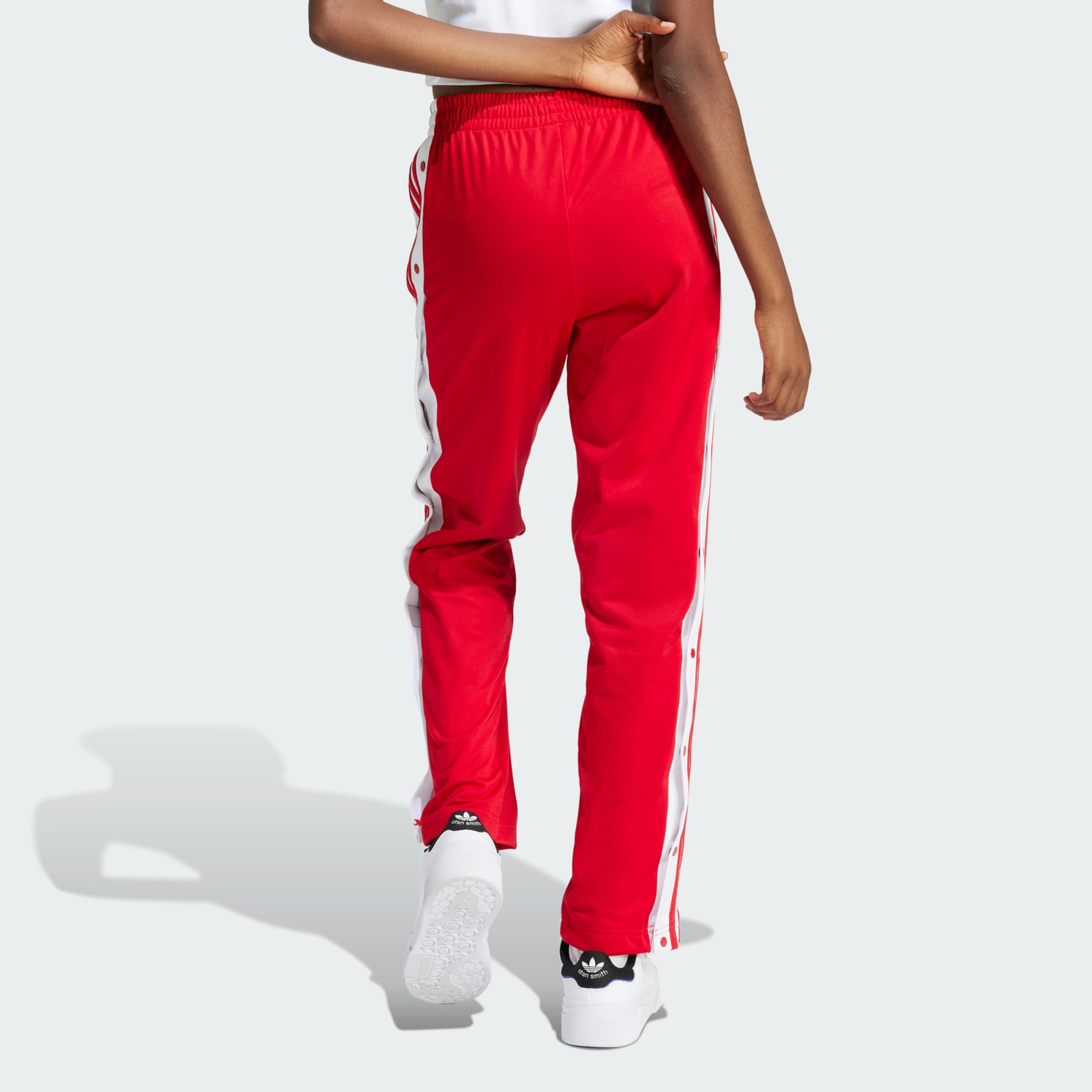adibreak track pants red