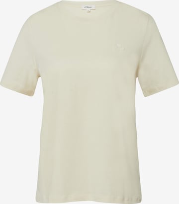 s.Oliver Tričko – bílá: přední strana