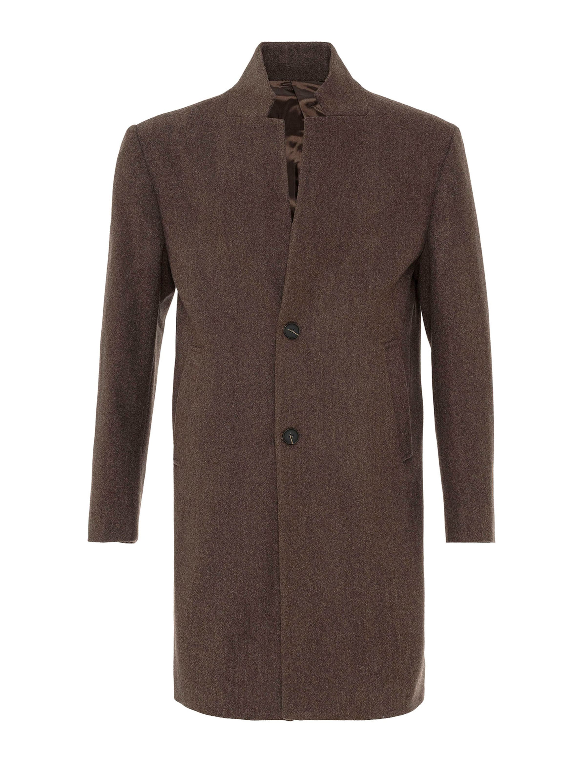 Antioch Ανοιξιάτικο και φθινοπωρινό παλτό σε καφέ: μπροστά