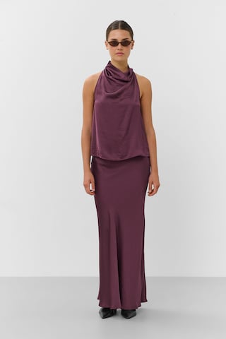 SOAKED IN LUXURY Top w kolorze fioletowy
