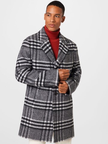 DRYKORN Between-Seasons Coat 'TENBY' in Grey: front