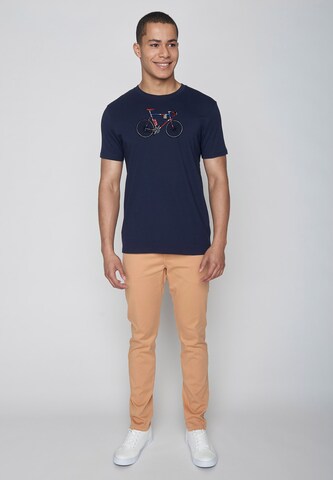 GREENBOMB Shirt 'Bike Jack' in Blauw
