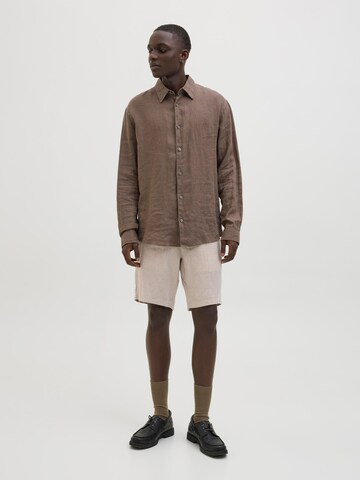 JACK & JONES Regular Trousers 'JPStace' in Beige